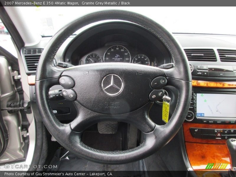 Granite Grey Metallic / Black 2007 Mercedes-Benz E 350 4Matic Wagon