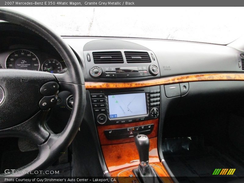 Granite Grey Metallic / Black 2007 Mercedes-Benz E 350 4Matic Wagon