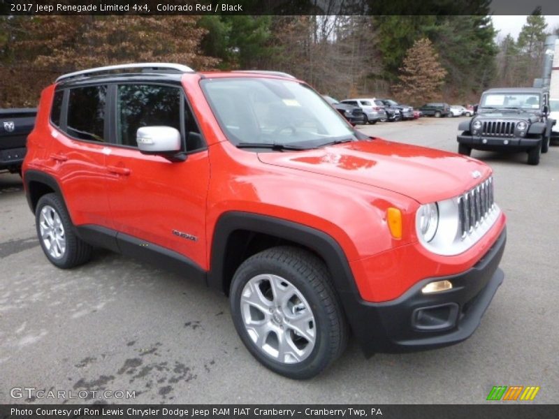 Front 3/4 View of 2017 Renegade Limited 4x4