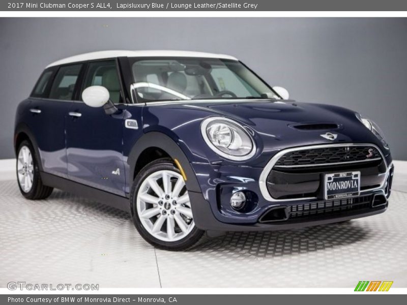 Lapisluxury Blue / Lounge Leather/Satellite Grey 2017 Mini Clubman Cooper S ALL4