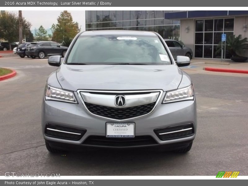 Lunar Silver Metallic / Ebony 2016 Acura MDX Technology