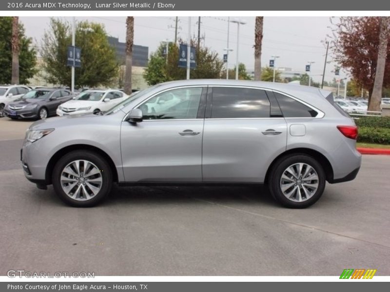 Lunar Silver Metallic / Ebony 2016 Acura MDX Technology