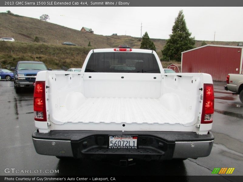 Summit White / Ebony 2013 GMC Sierra 1500 SLE Extended Cab 4x4