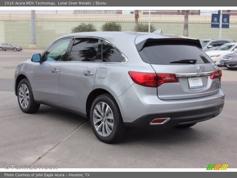 Lunar Silver Metallic / Ebony 2016 Acura MDX Technology