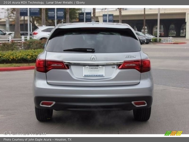 Lunar Silver Metallic / Ebony 2016 Acura MDX Technology