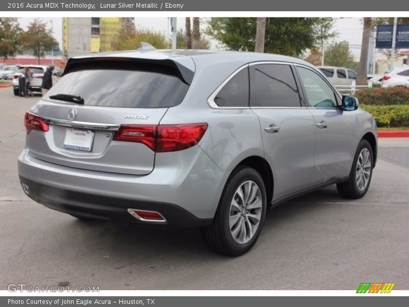 Lunar Silver Metallic / Ebony 2016 Acura MDX Technology