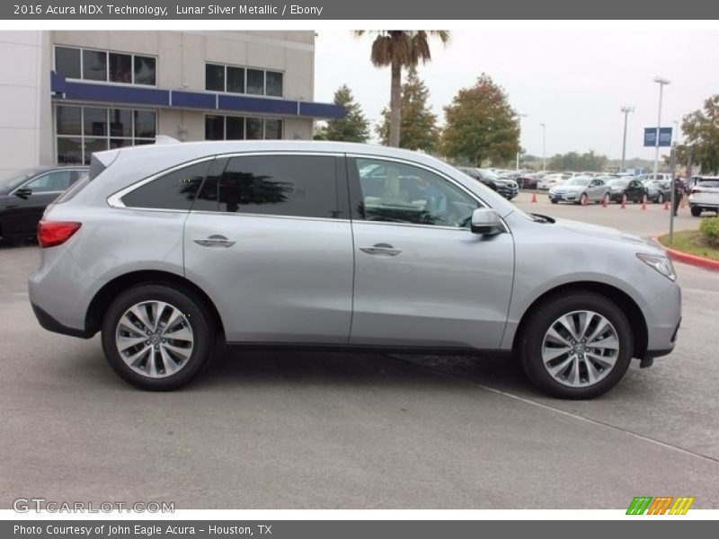 Lunar Silver Metallic / Ebony 2016 Acura MDX Technology