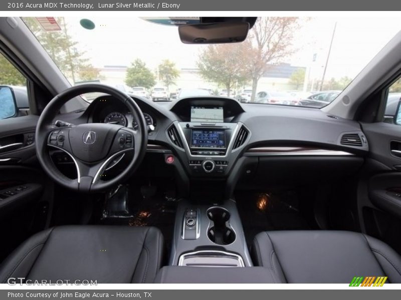 Lunar Silver Metallic / Ebony 2016 Acura MDX Technology