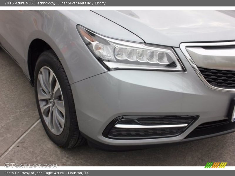 Lunar Silver Metallic / Ebony 2016 Acura MDX Technology