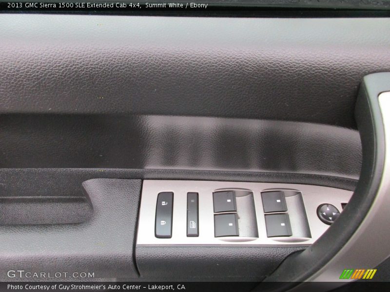 Summit White / Ebony 2013 GMC Sierra 1500 SLE Extended Cab 4x4