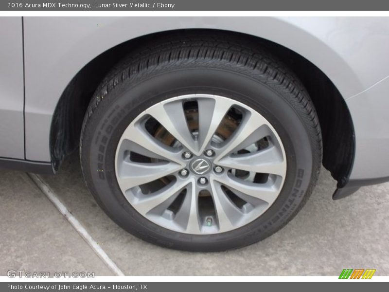 Lunar Silver Metallic / Ebony 2016 Acura MDX Technology