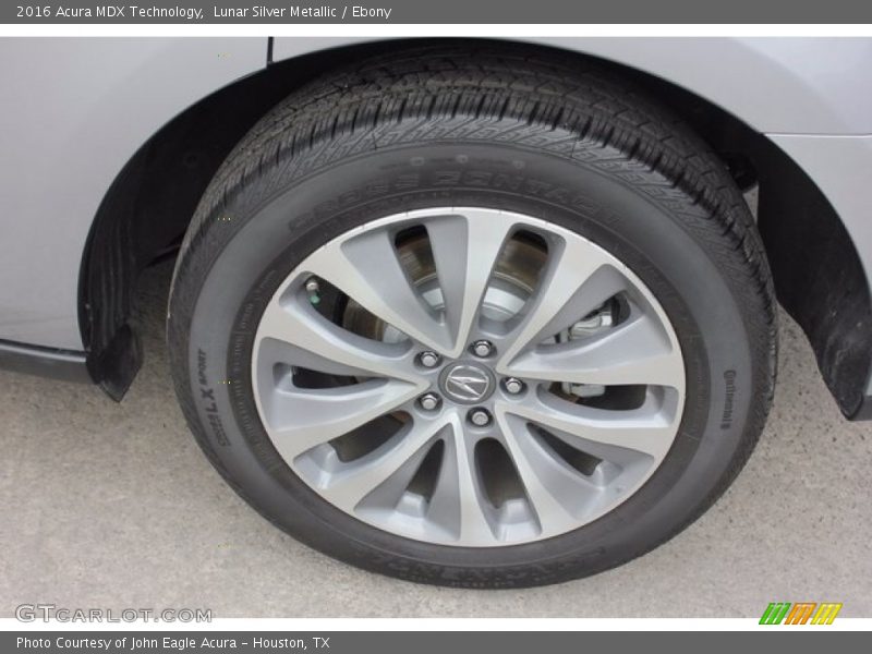 Lunar Silver Metallic / Ebony 2016 Acura MDX Technology