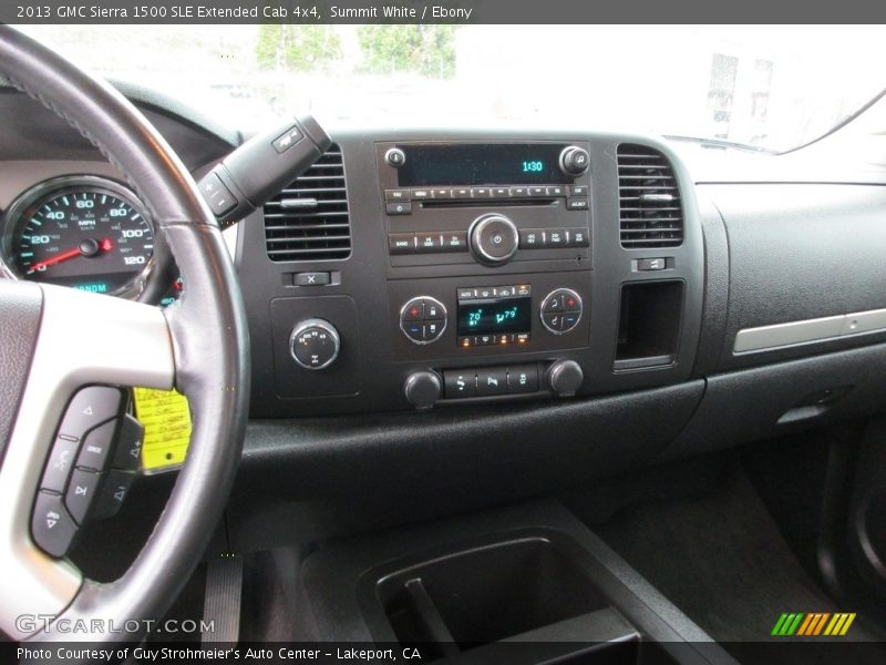 Summit White / Ebony 2013 GMC Sierra 1500 SLE Extended Cab 4x4