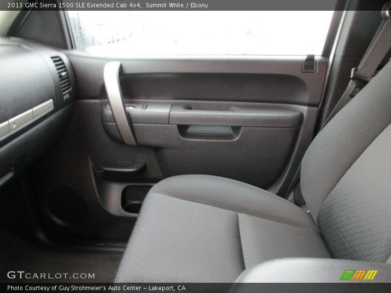 Summit White / Ebony 2013 GMC Sierra 1500 SLE Extended Cab 4x4