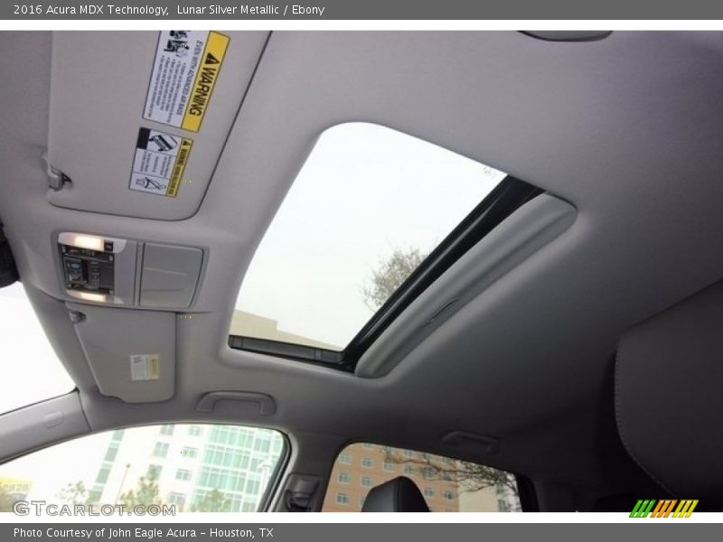 Lunar Silver Metallic / Ebony 2016 Acura MDX Technology