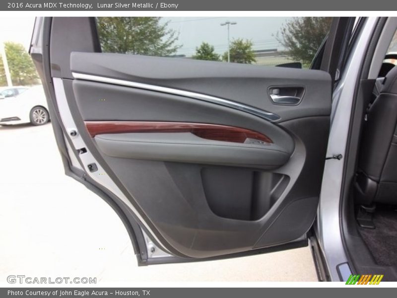 Lunar Silver Metallic / Ebony 2016 Acura MDX Technology