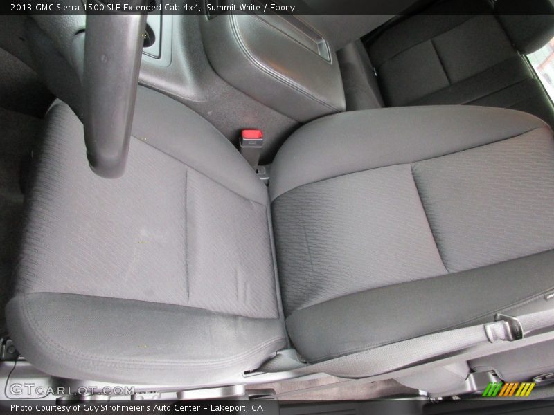 Summit White / Ebony 2013 GMC Sierra 1500 SLE Extended Cab 4x4