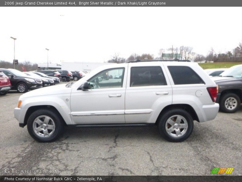 Bright Silver Metallic / Dark Khaki/Light Graystone 2006 Jeep Grand Cherokee Limited 4x4