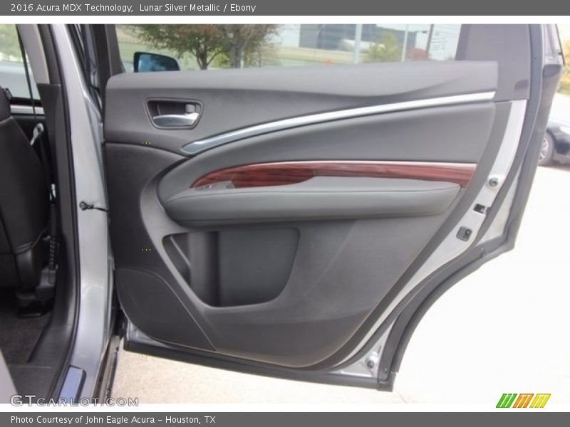 Lunar Silver Metallic / Ebony 2016 Acura MDX Technology