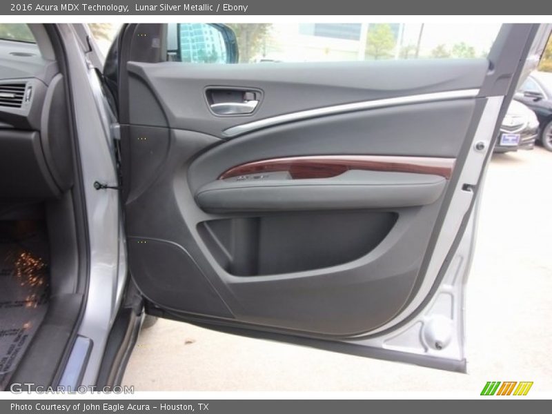 Lunar Silver Metallic / Ebony 2016 Acura MDX Technology