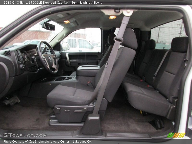 Summit White / Ebony 2013 GMC Sierra 1500 SLE Extended Cab 4x4