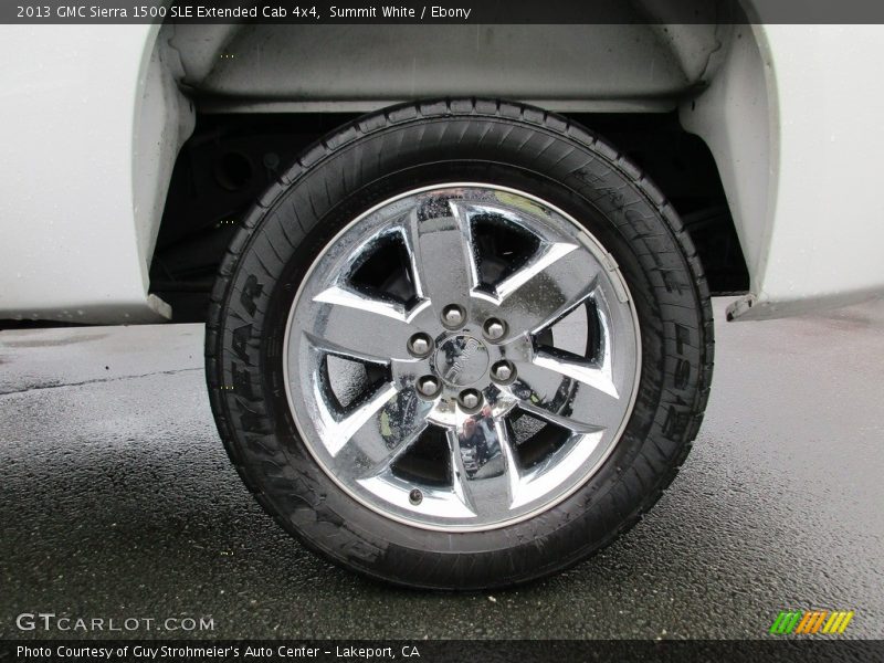 Summit White / Ebony 2013 GMC Sierra 1500 SLE Extended Cab 4x4