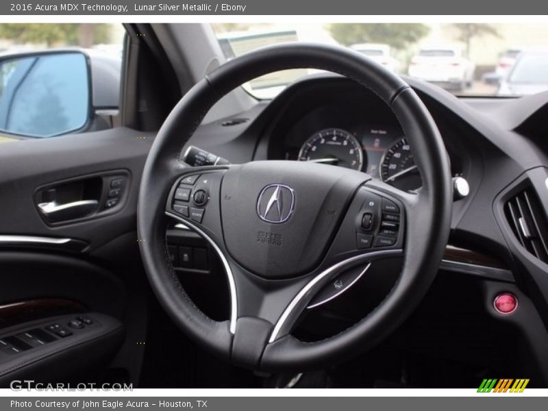 Lunar Silver Metallic / Ebony 2016 Acura MDX Technology