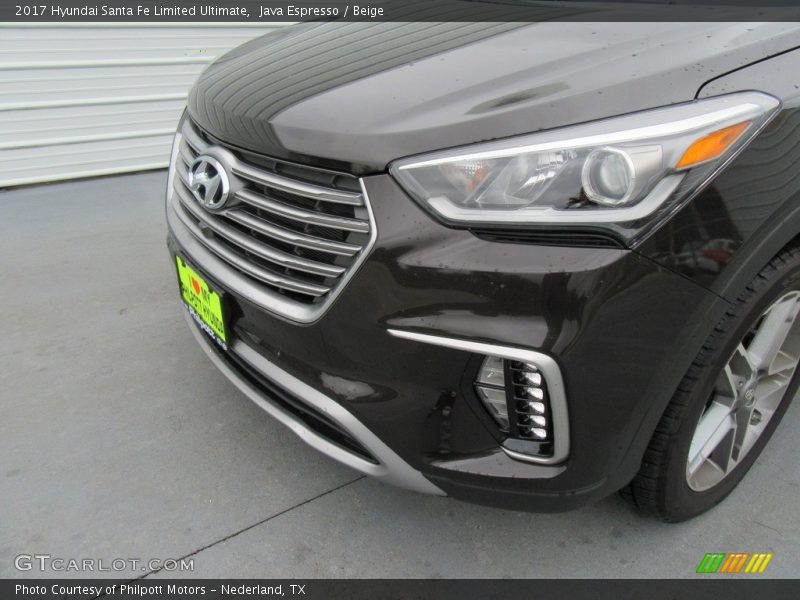 Java Espresso / Beige 2017 Hyundai Santa Fe Limited Ultimate