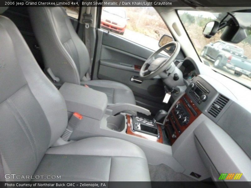 Bright Silver Metallic / Dark Khaki/Light Graystone 2006 Jeep Grand Cherokee Limited 4x4