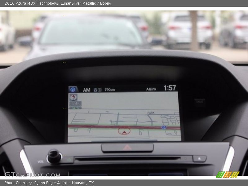 Lunar Silver Metallic / Ebony 2016 Acura MDX Technology