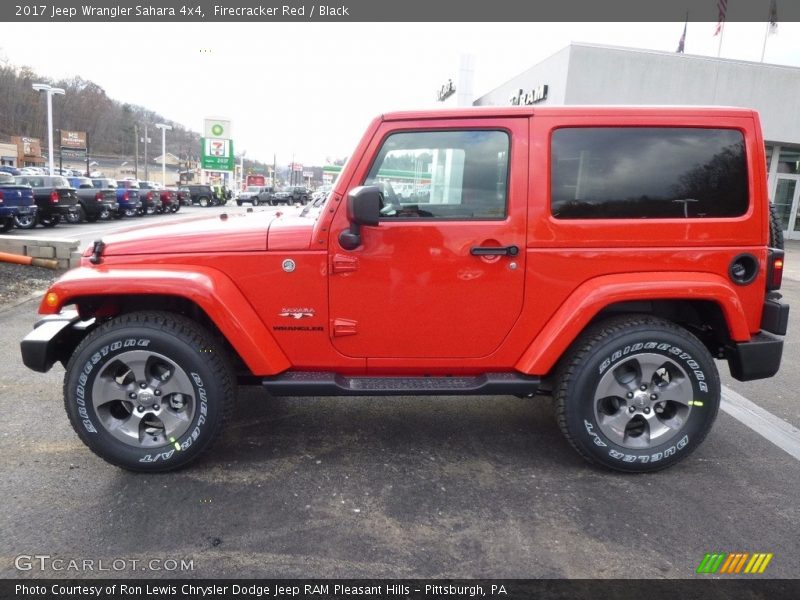 Firecracker Red / Black 2017 Jeep Wrangler Sahara 4x4