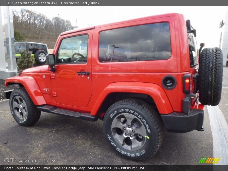 Firecracker Red / Black 2017 Jeep Wrangler Sahara 4x4