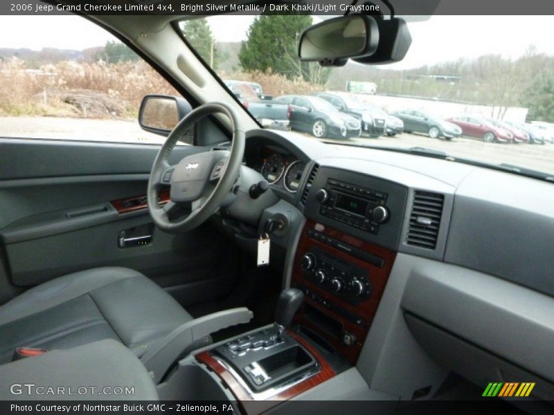 Bright Silver Metallic / Dark Khaki/Light Graystone 2006 Jeep Grand Cherokee Limited 4x4