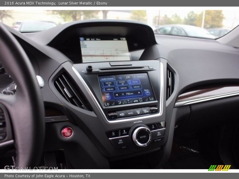 Lunar Silver Metallic / Ebony 2016 Acura MDX Technology