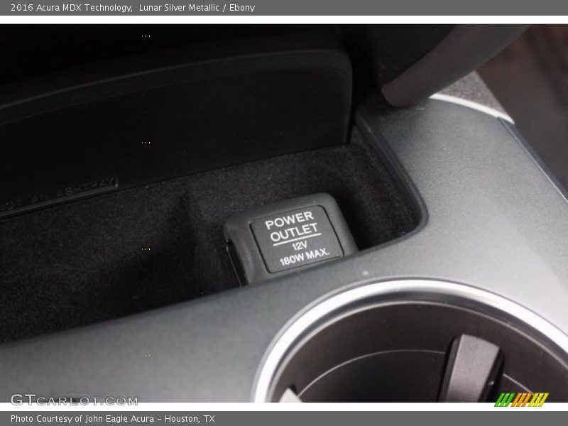 Lunar Silver Metallic / Ebony 2016 Acura MDX Technology