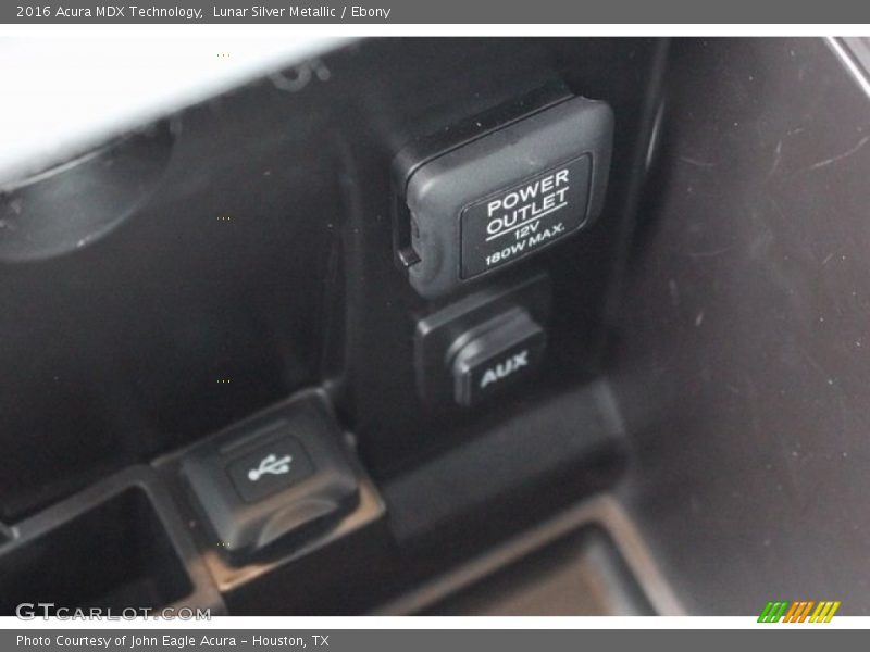 Lunar Silver Metallic / Ebony 2016 Acura MDX Technology