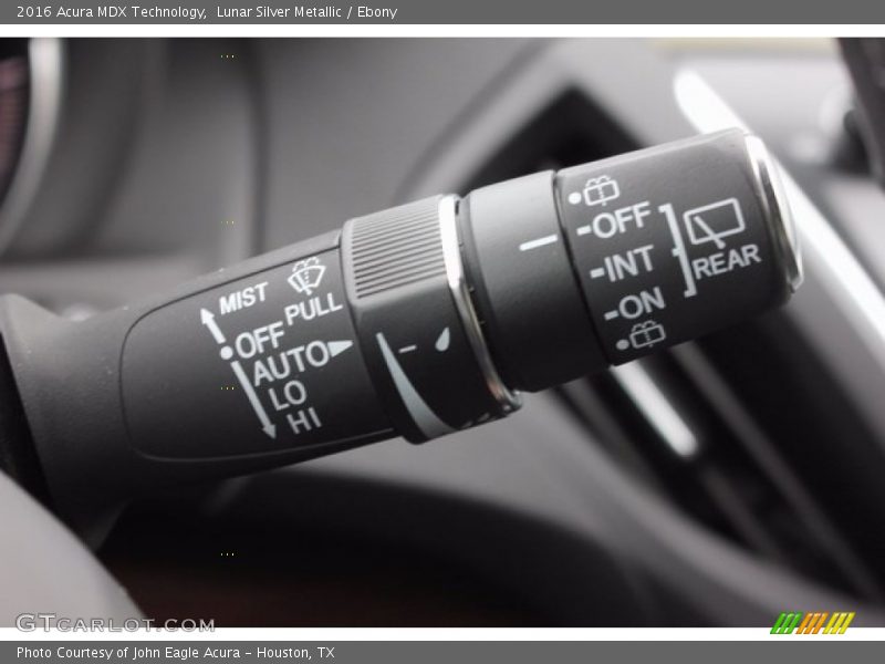 Lunar Silver Metallic / Ebony 2016 Acura MDX Technology