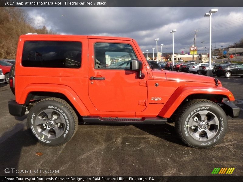 Firecracker Red / Black 2017 Jeep Wrangler Sahara 4x4