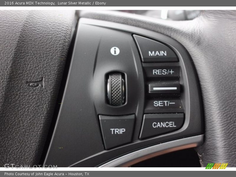 Lunar Silver Metallic / Ebony 2016 Acura MDX Technology