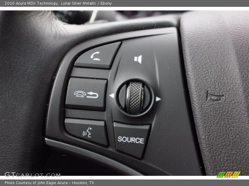 Lunar Silver Metallic / Ebony 2016 Acura MDX Technology