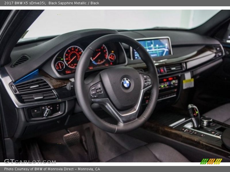Black Sapphire Metallic / Black 2017 BMW X5 sDrive35i