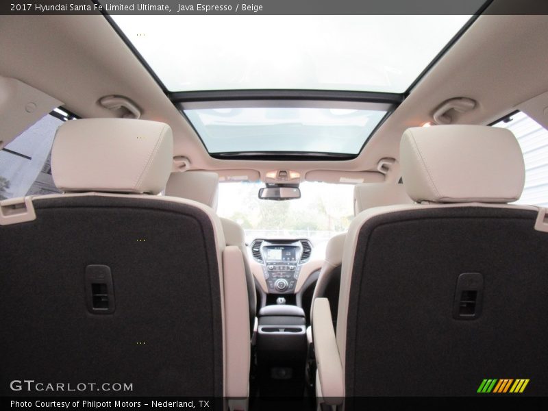 Java Espresso / Beige 2017 Hyundai Santa Fe Limited Ultimate