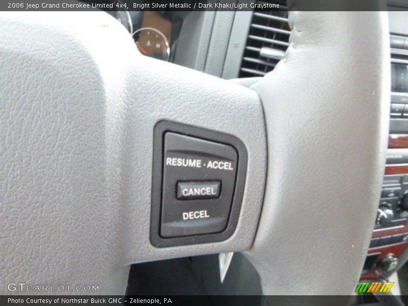 Bright Silver Metallic / Dark Khaki/Light Graystone 2006 Jeep Grand Cherokee Limited 4x4