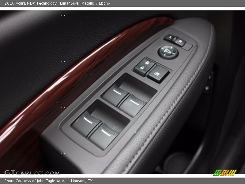 Lunar Silver Metallic / Ebony 2016 Acura MDX Technology