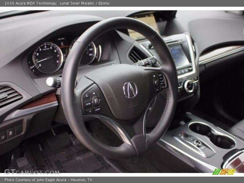 Lunar Silver Metallic / Ebony 2016 Acura MDX Technology