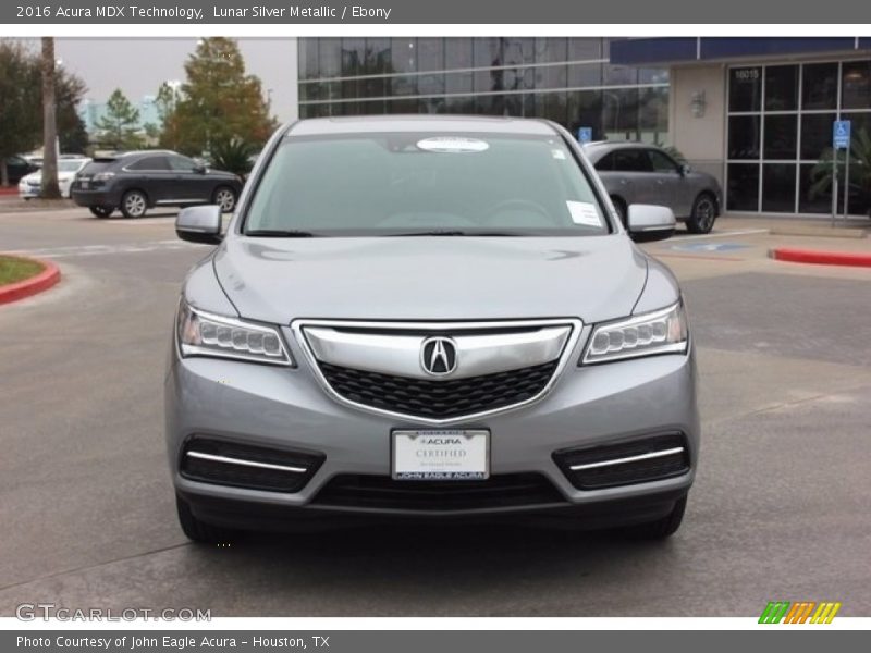 Lunar Silver Metallic / Ebony 2016 Acura MDX Technology