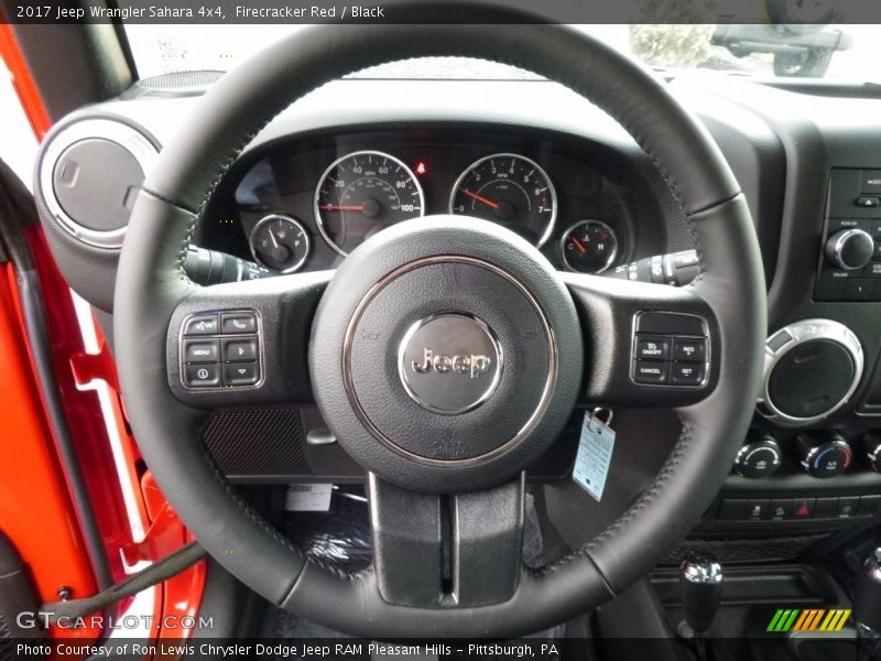 Firecracker Red / Black 2017 Jeep Wrangler Sahara 4x4