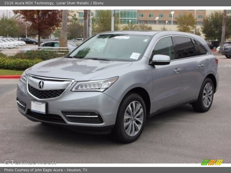 Lunar Silver Metallic / Ebony 2016 Acura MDX Technology