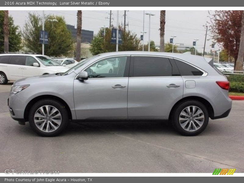 Lunar Silver Metallic / Ebony 2016 Acura MDX Technology