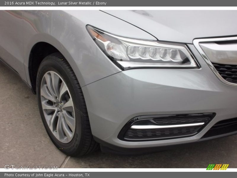 Lunar Silver Metallic / Ebony 2016 Acura MDX Technology